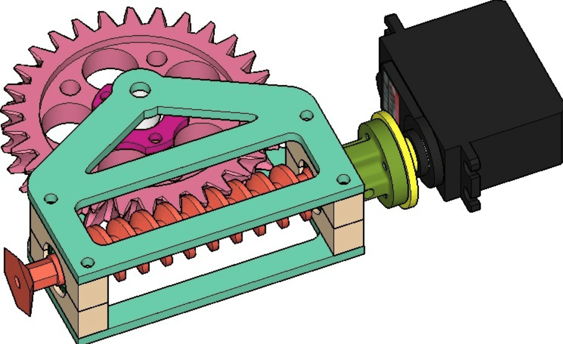 Download free STL file Worm gear reducer 301 • Model to 3D print ・ Cults